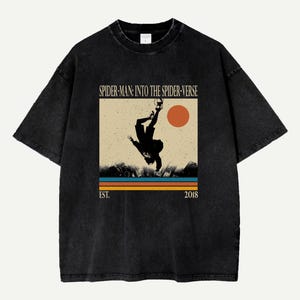 Spider-Man: Into the Spider-Verse Movie Shirt / Comfort Colors Shirt / Vintage Shirt / Retro Movie Shirt / Classic T-Shirt / Gift for him