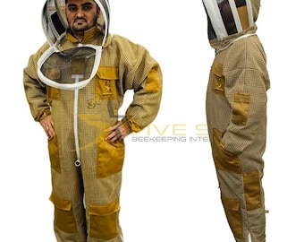 RVSG Three Layer Bee Protection Clothing Round Veil Sting Proof Ultra Ventilated With FREE Gloves (Small - View #8