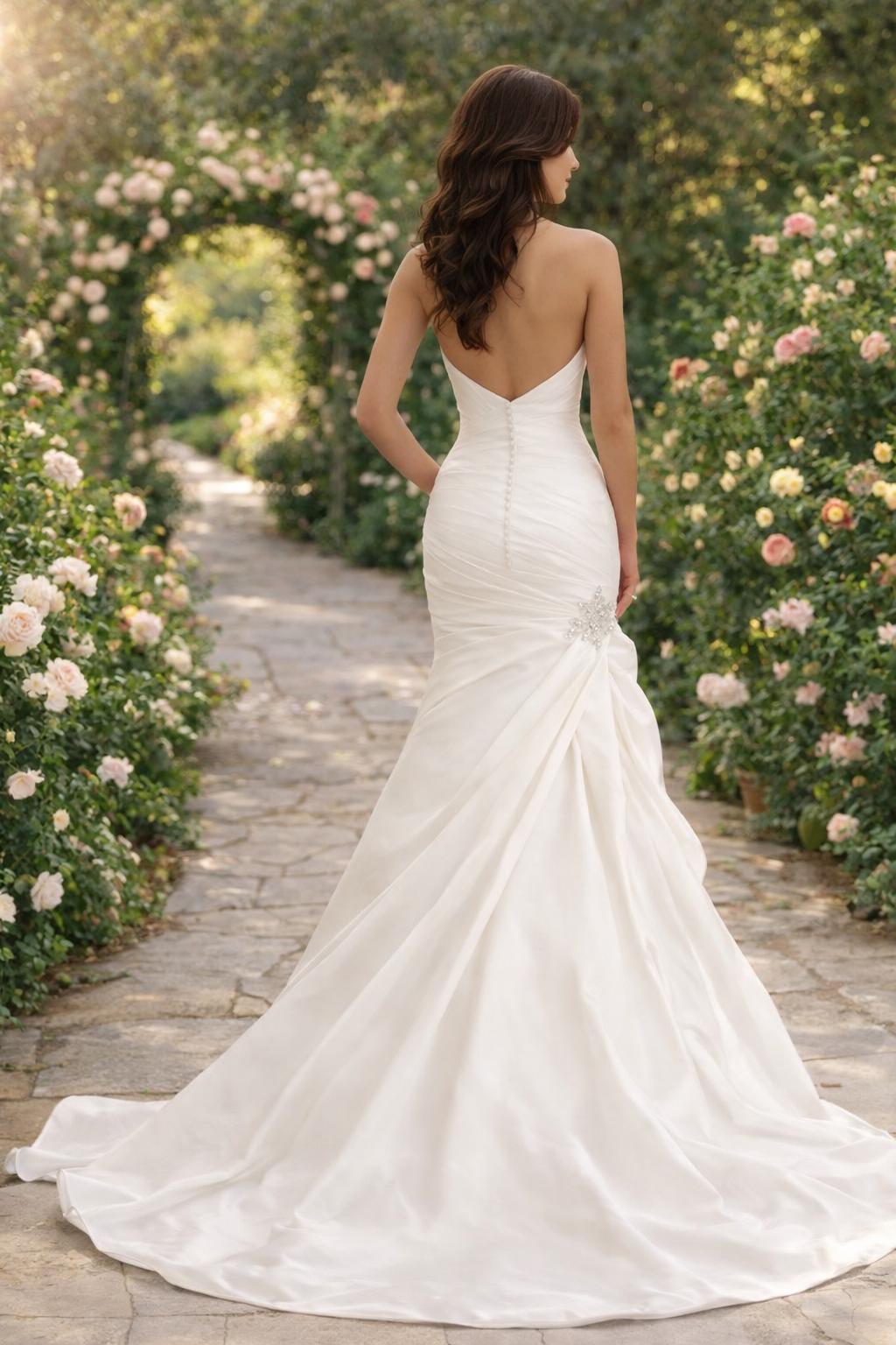 casablanca mermaid wedding dress Style BL359 Maren | Black Lace Wedding Dress from Beloved by Casablanca Bridal