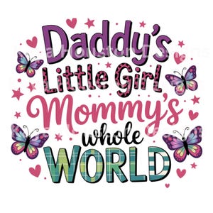 La petite fille à papa, le monde entier à maman