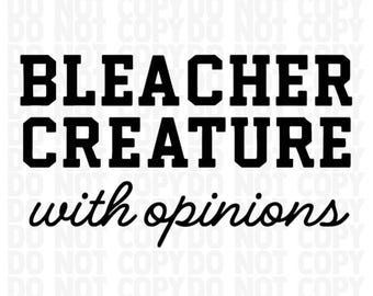 Bleacher Creature With Opinions PNG | Sports Mom PNG | Funny Game Day Mom | Cheer Baseball Softball Football Basketball PNG | Sports Humor