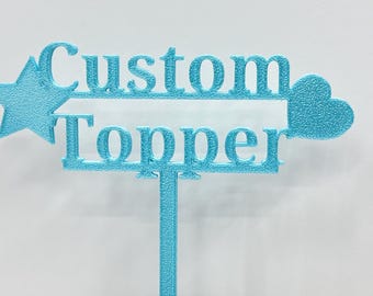 Adornos para tartas personalizados