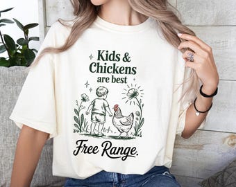 Home Sweet Homestead PNG  Kids & Chickens Free Range Shirt Design  Vintage Farm Life PNG  Farm Chicken PNG  Farm Fresh Sublimation