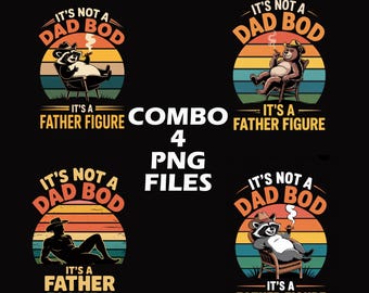 It's Not A Dad Bod It's A Father Figure Png Bundle Father's Day Funny Dad Bod Quote PNG Funny Dad Jokes Png Gift for him Dad Gifts