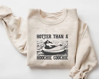 Hotter Than a Hoochie Coochie PNG: Funny Country Girl Summer Graphic