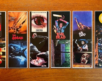 Handmade Bookmarks 80s & 90s Horror Film Series 1