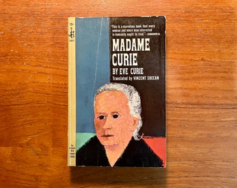 Vintage Classics Book Madame Curie by Eve Curie 1967 Edition Paperback