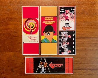 A Clockwork Orange Handmade Bookmarks Pop Culture Horror Book and Film Classic