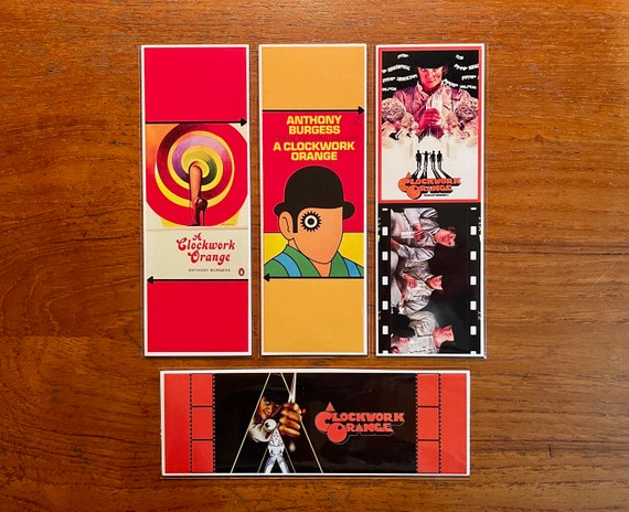 A Clockwork Orange Handmade Bookmarks Pop Culture Horror Book and Film Classic