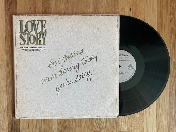 Love Story Original Soundtrack LP 1970 Music & Dialogue Classic Vinyl Record Album