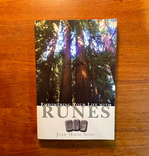 Empowering Your Life with Runes by Jean Marie Stine 2004 Softcover Occult Book