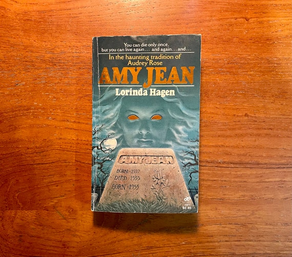 Vintage Supernatural Horror Book Amy Jean by Lorinda Hagen 1983 First Edition Paperback Audrey Rose