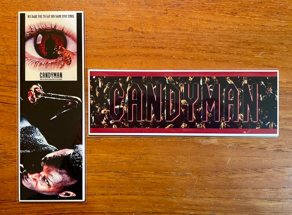 CANDYMAN Handmade Bookmarks 1990s Horror Film Classic