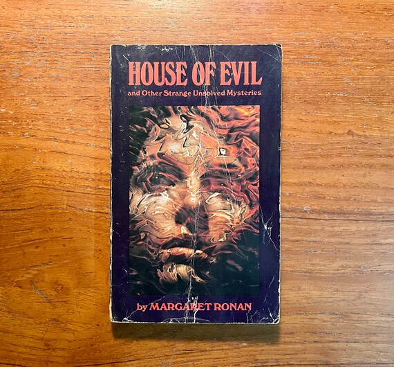 Vintage YA Paranormal Book House of Evil and other Strange Unsolved Mysteries by Margaret Ronan 1977 Paperback