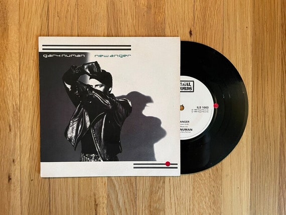 Gary Numan - New Anger 7" 45 Single 1988 Vinyl Record UK PRESS Synth New Wave