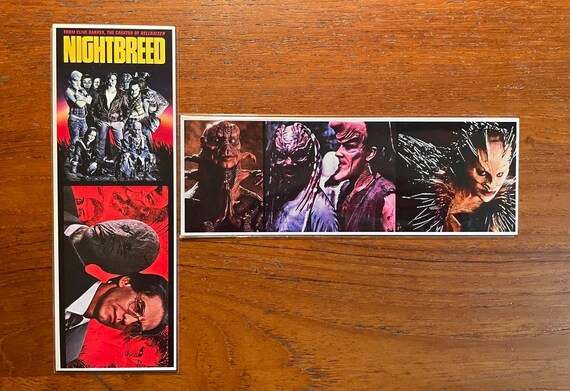 NIGHTBREED Handmade Bookmark Clive Barker Cult Classic Horror Film