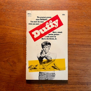 Vintage Pop Culture Book Duffy by Harry Joe Brown, Jr. 1968 Movie Tie-In Edition Paperback