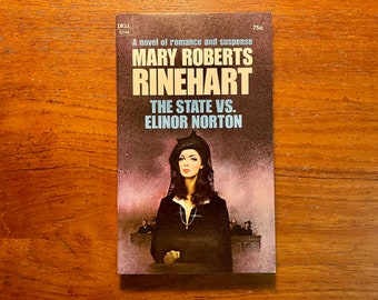 Vintage Romantic Suspense Book The State vs. Elinor Norton by Mary Roberts Rinehart 1971 Paperback