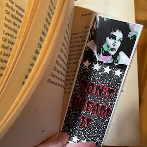 Tim Curry Don't Dream It Be IT Handmade Bookmarks Cult Classics Rocky Horror image 3