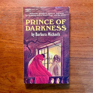 Vintage Occult Fiction Book Prince of Darkness by Barbara Michaels 1971 Paperback