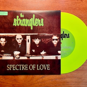 The Stranglers - Spectre of Love 7 inch GREEN Vinyl Record Single 45RPM UK Press