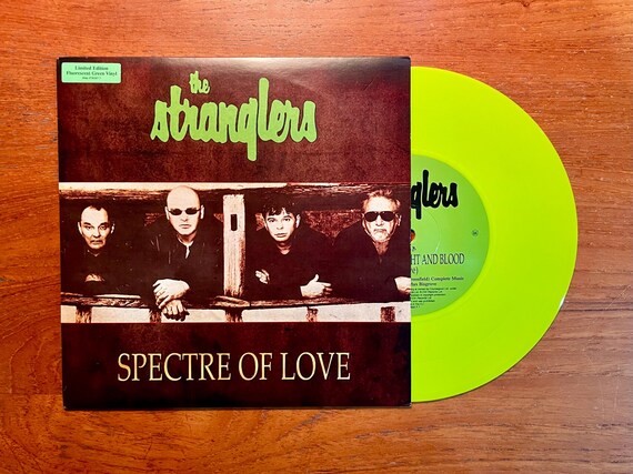 The Stranglers - Spectre of Love 7 inch GREEN Vinyl Record Single 45RPM UK Press