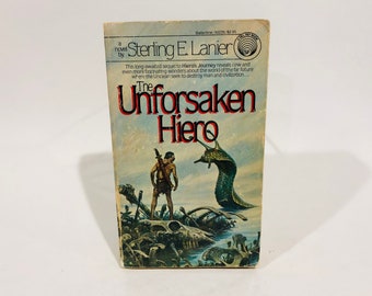 Vintage Fantasy Book The Unforsaken Hiero by Sterling E. Lanier 1984 Paperback