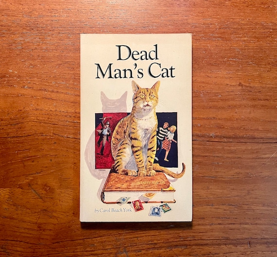 Dead Man's Cat by Carol Beach York 1982 Vintage YA Mystery Paperback Book