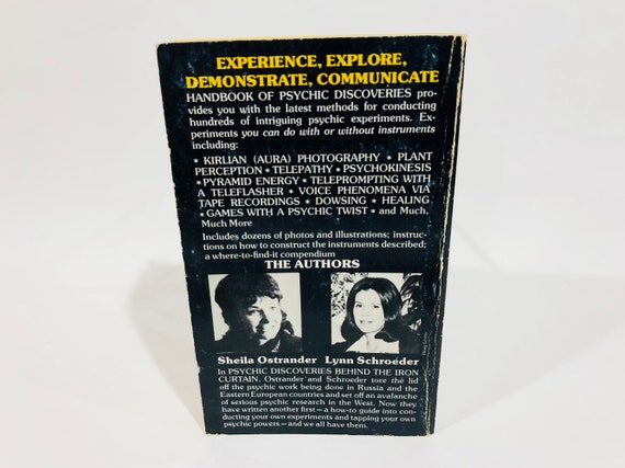 Vintage Occult Book Handbook Of Psychic Discoveries By Etsy