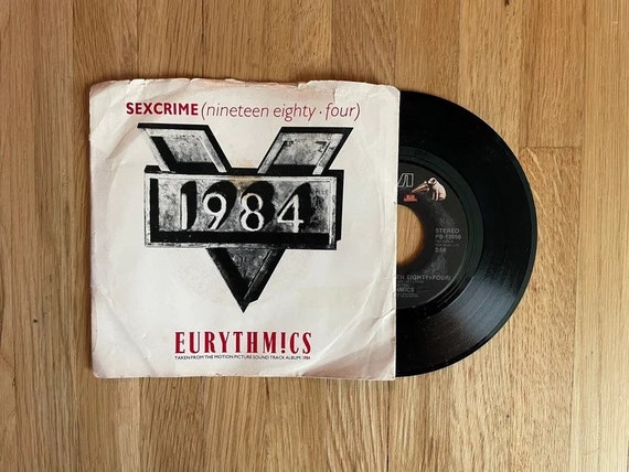 Eurythmics - Sexcrime (Nineteen Eighty Four) 7" 45 RPM 1984 Single Vinyl Record Film Theme