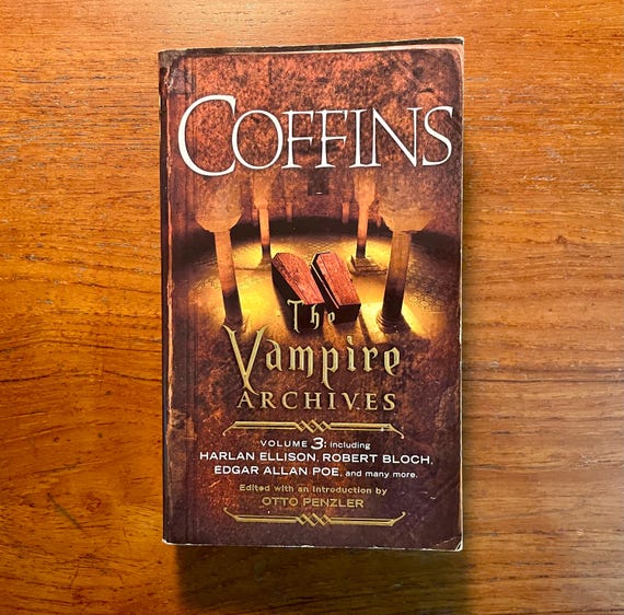 Coffins: The Vampire Archives Vol. 3 Edited by Otto Penzler Horror Paperback Book Anthology