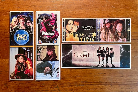 Handmade Bookmarks 1990s Witches Cult Classics Hocus Pocus The Craft