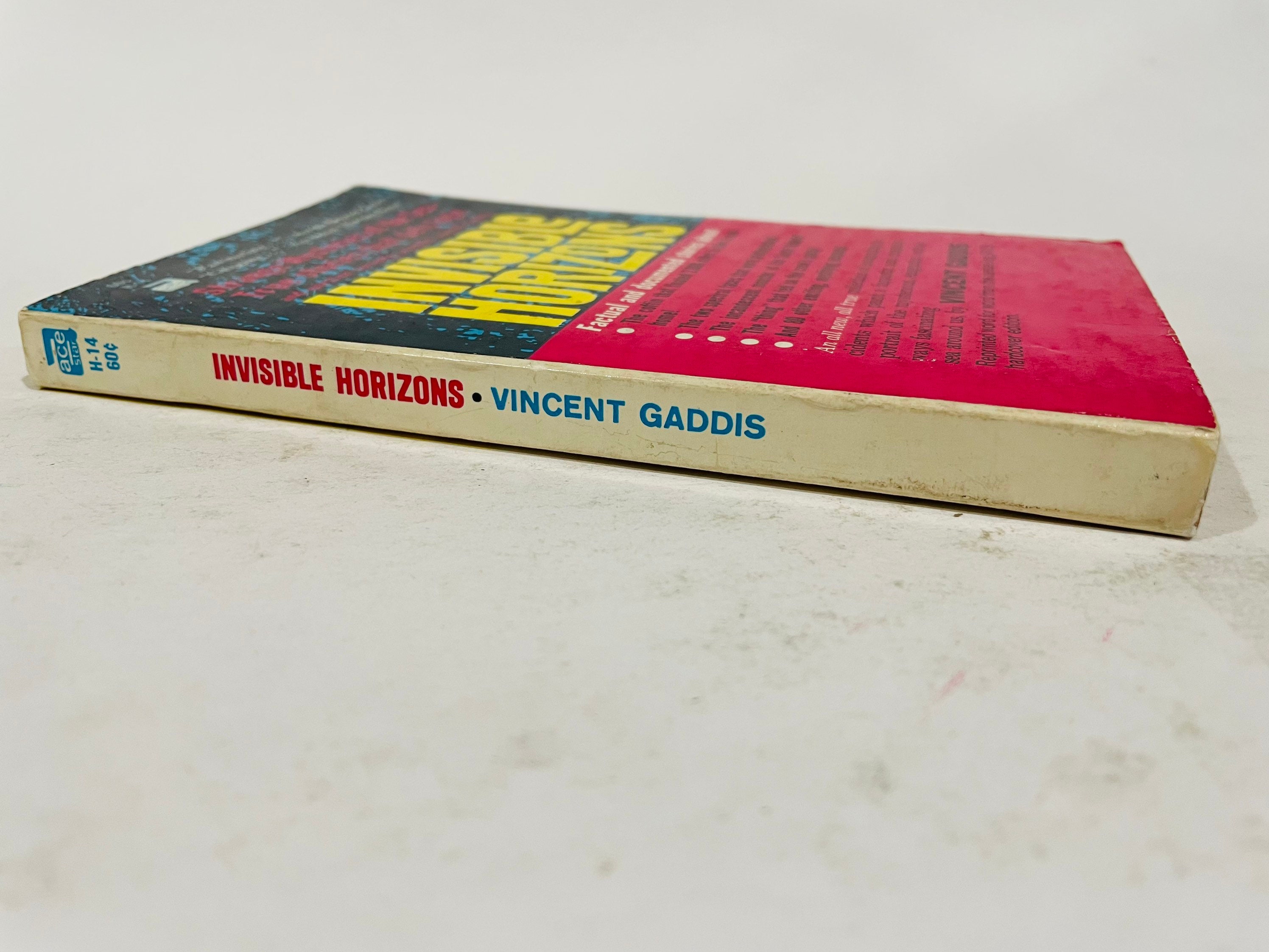 Vintage Occult Book Invisible Horizons by Vincent Gaddis