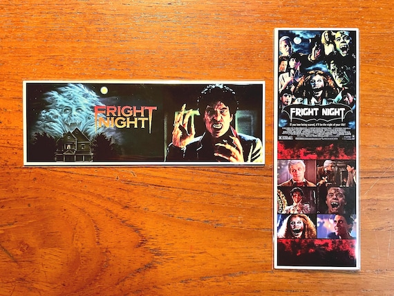 FRIGHT NIGHT Handmade Bookmarks 80s Horror Film Classic