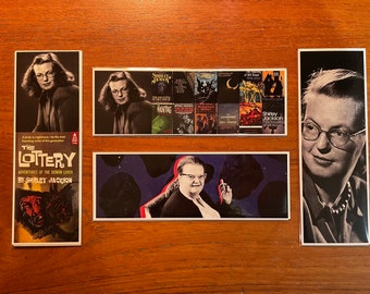 Shirley Jackson Handmade Bookmarks Gothic Author Series