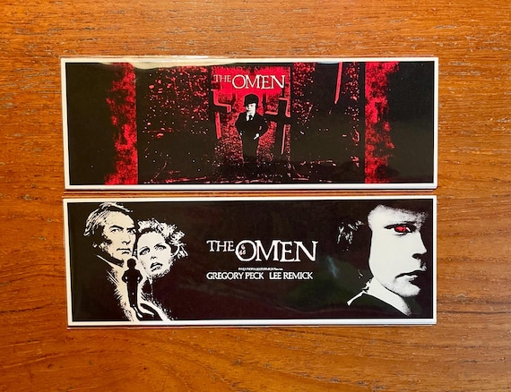 THE OMEN Handmade Bookmarks Horror Film Classic Damian