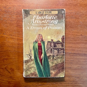 Vintage Gothic Suspense Book A Dram of Poison by Charlotte Armstrong 1975 Paperback