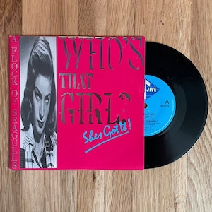 A Flock of Seagulls - Who&#39;s That Girl? She&#39;s Got It 7 inch 45 Single 1985 Vinyl Record UK PRESS New Wave Pop Synth