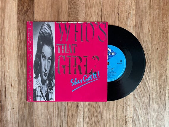A Flock of Seagulls - Who's That Girl? She's Got It 7 inch 45 Single 1985 Vinyl Record UK PRESS New Wave Pop Synth