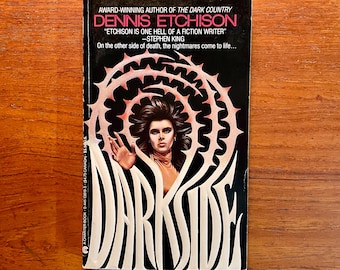 Vintage Horror Book Darkside by Dennis Etchison 1984 Paperback