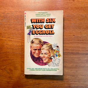 Vintage Pop Culture Book Of With Six You Get Eggroll by Gwen Bagni & Paul Dubov 1968 Movie Tie-In Edition Paperback