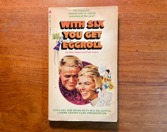 Vintage Pop Culture Book Of With Six You Get Eggroll by Gwen Bagni & Paul Dubov 1968 Movie Tie-In Edition Paperback