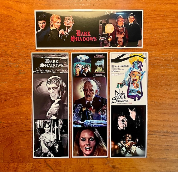 DARK SHADOWS Handmade Bookmarks 1960s 1970s Gothic Horror TV Series Classics