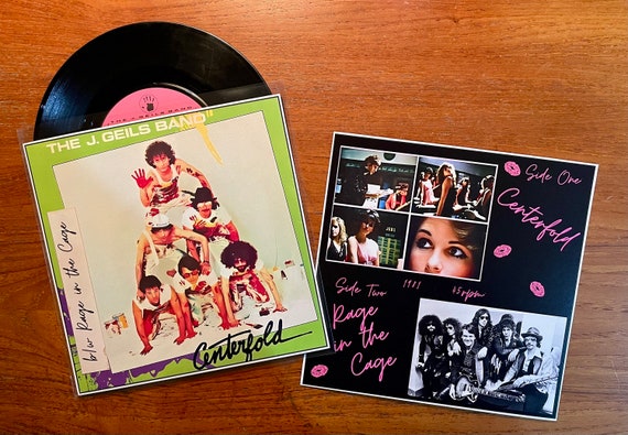 The J. Geils Band - Centerfold 7" 45 RPM Single 1981 Vinyl Record w/Custom Sleeve