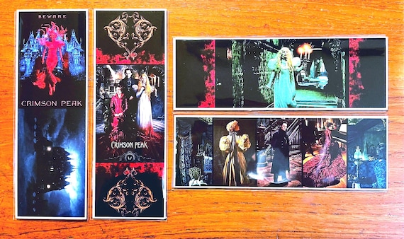 CRIMSON PEAK Handmade Bookmarks Guillermo del Toro Gothic Masterpiece