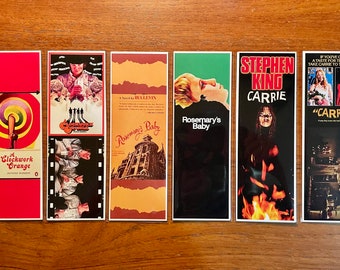 Handmade Bookmarks Horror Book and Film Series 1