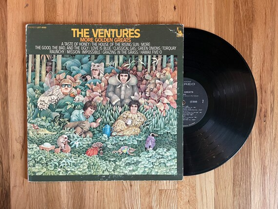 The Ventures - More Golden Greats LP 1970 Psych Surf Rock Guitar Vinyl Record Album