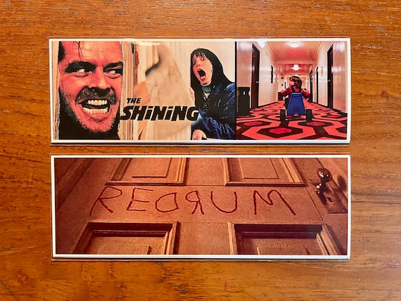 THE SHINING Handmade Bookmarks 80's Horror Film Classic Kubrick