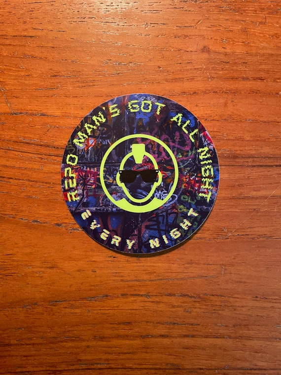 Snarky Stickers Repo Man's Got All Night REPO MAN Cult Film Vinyl Sticker