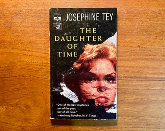 Vintage Gothic Mystery Book The Daughter of Time by Josephine Tey 1962 Paperback